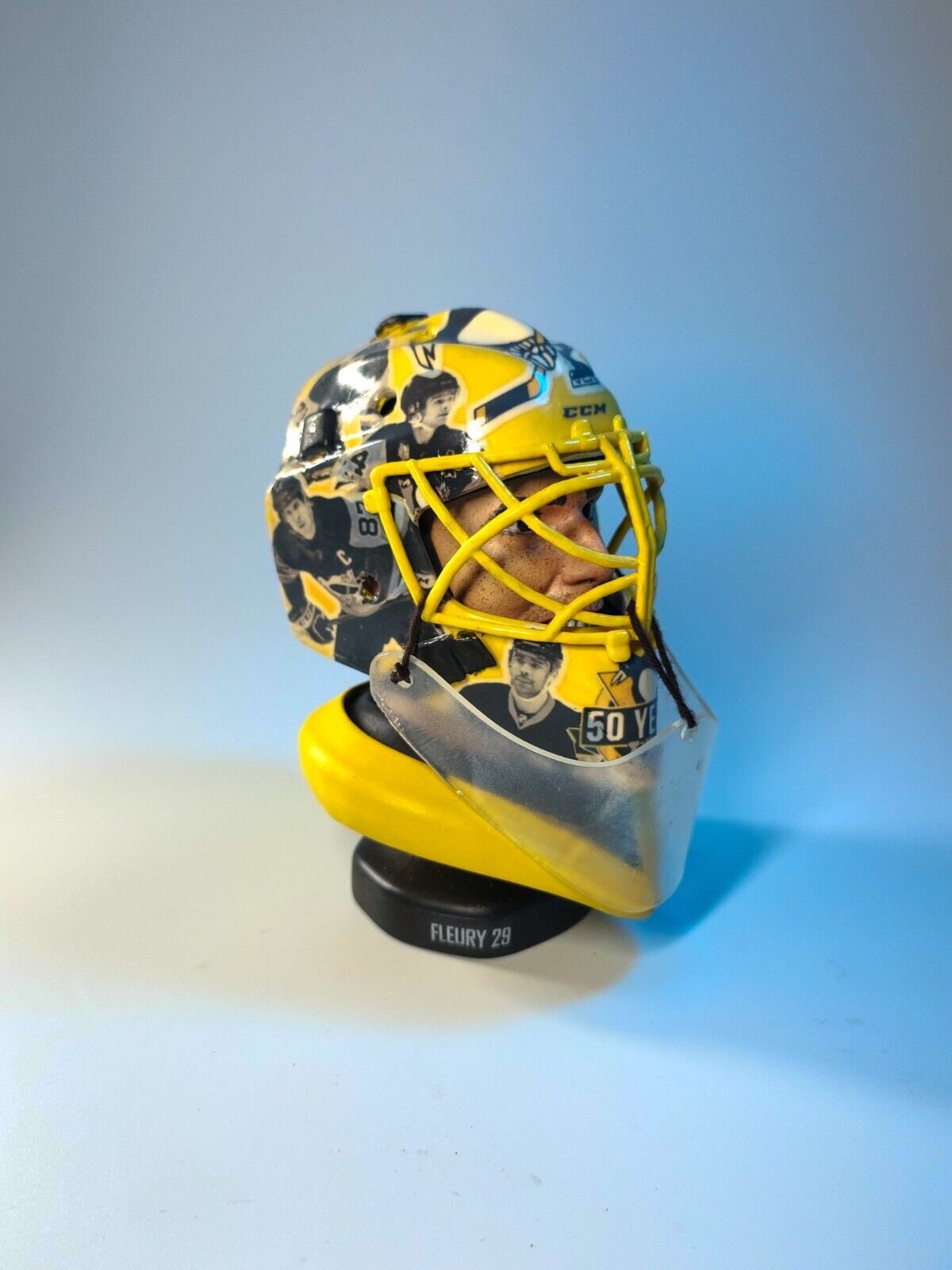 Marc-andre fleury bust Pittsburgh penguins 25th anniversary collectible