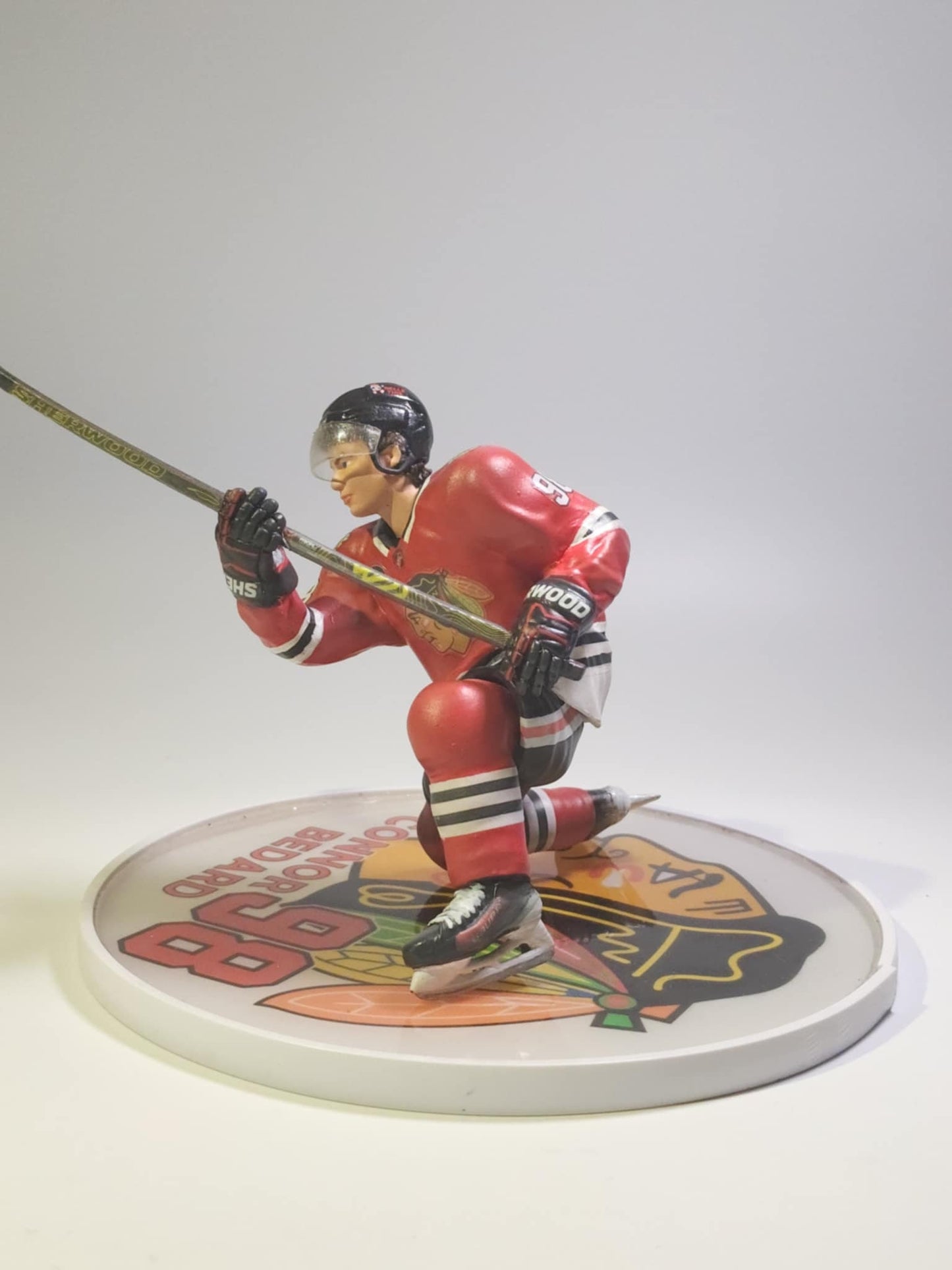 Connor Bedard costum figure Chicago Blachkhawks collectible