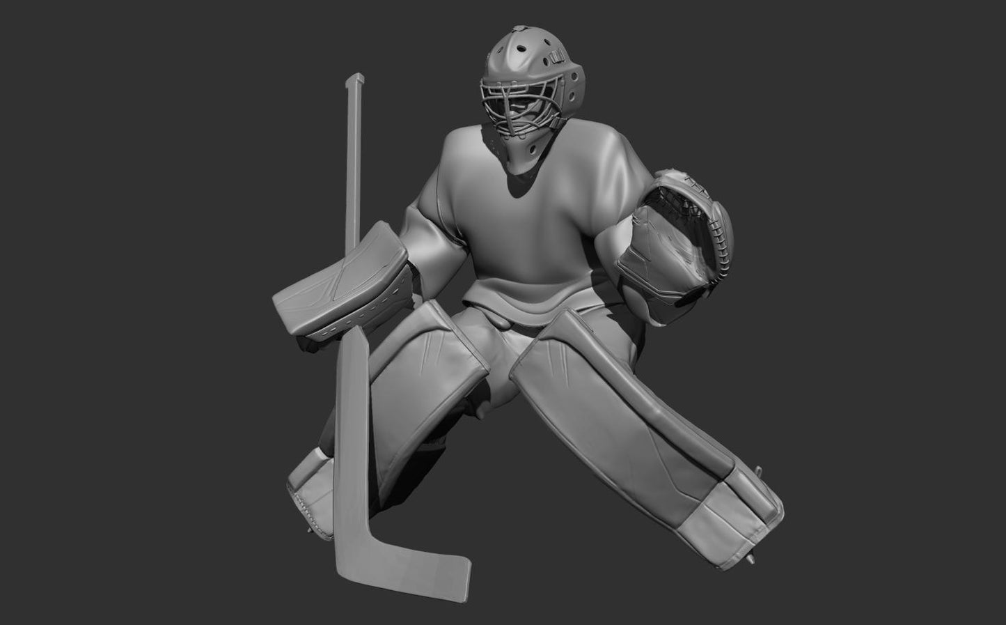 Hockey Goalie Baeur m5 pro gear Resin 3D printed