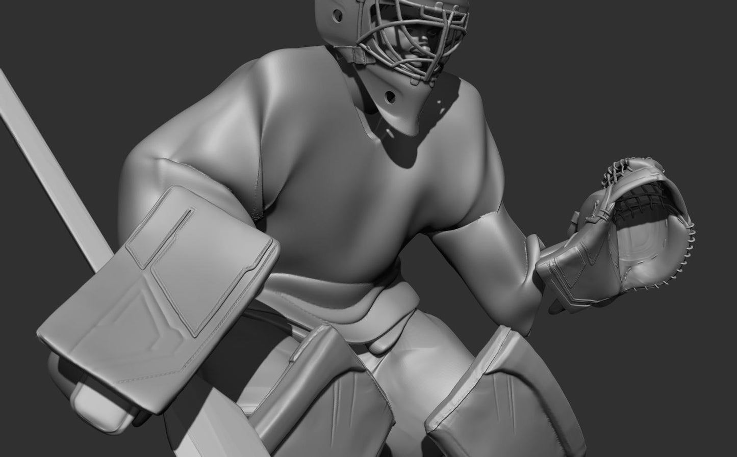Hockey Goalie Baeur m5 pro gear Resin 3D printed