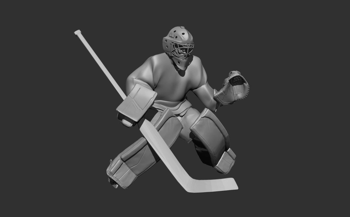 Hockey Goalie Baeur m5 pro gear Resin 3D printed