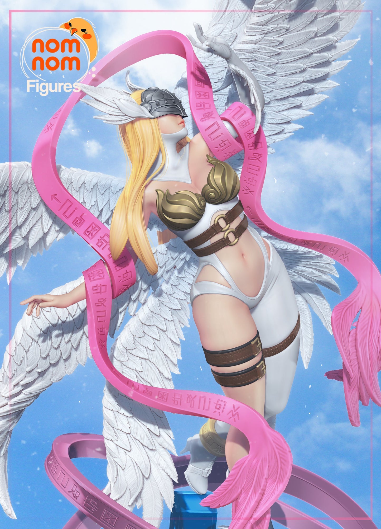 Angewomon Digimon NomNom Figure resin printed