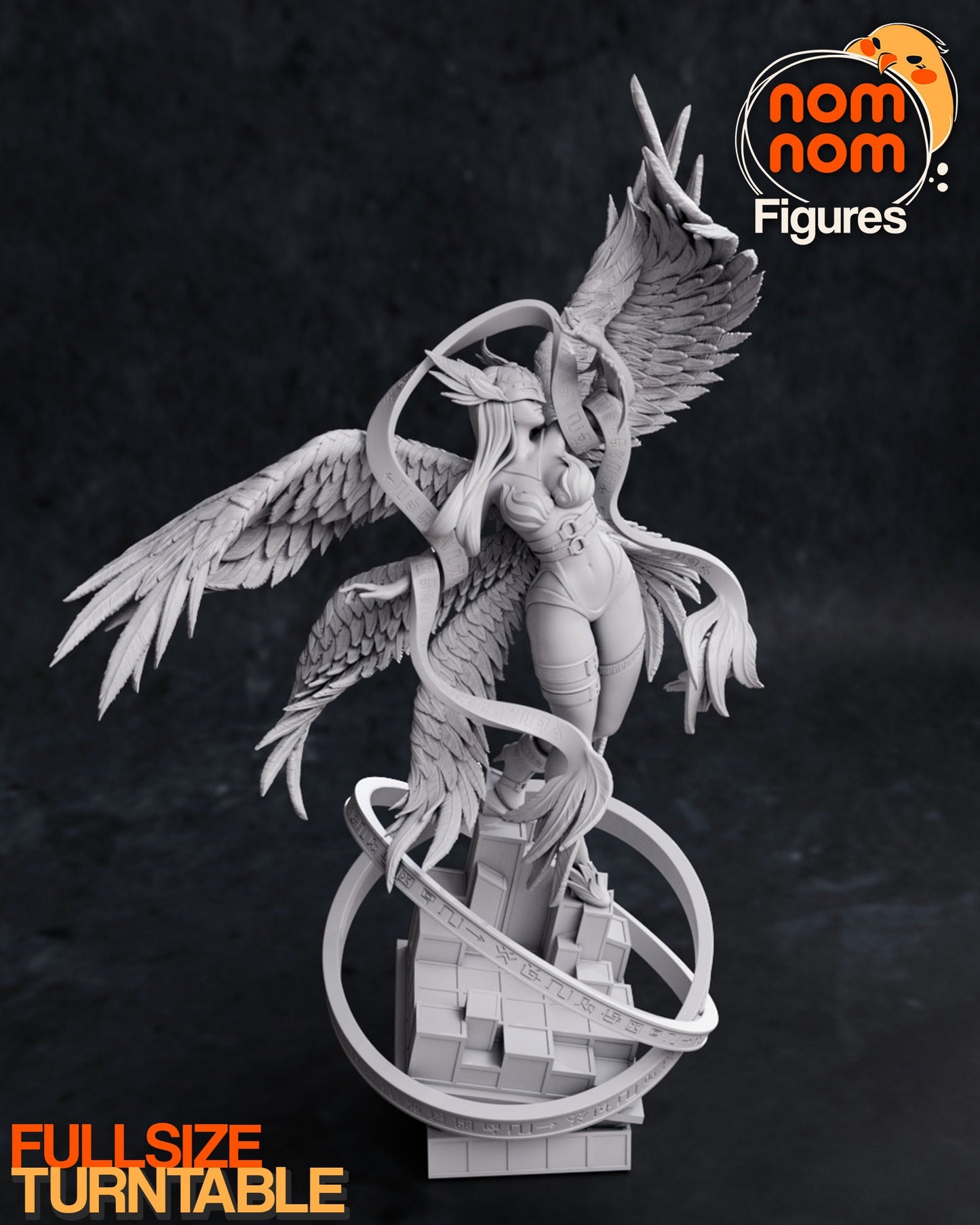 Angewomon Digimon NomNom Figure resin printed