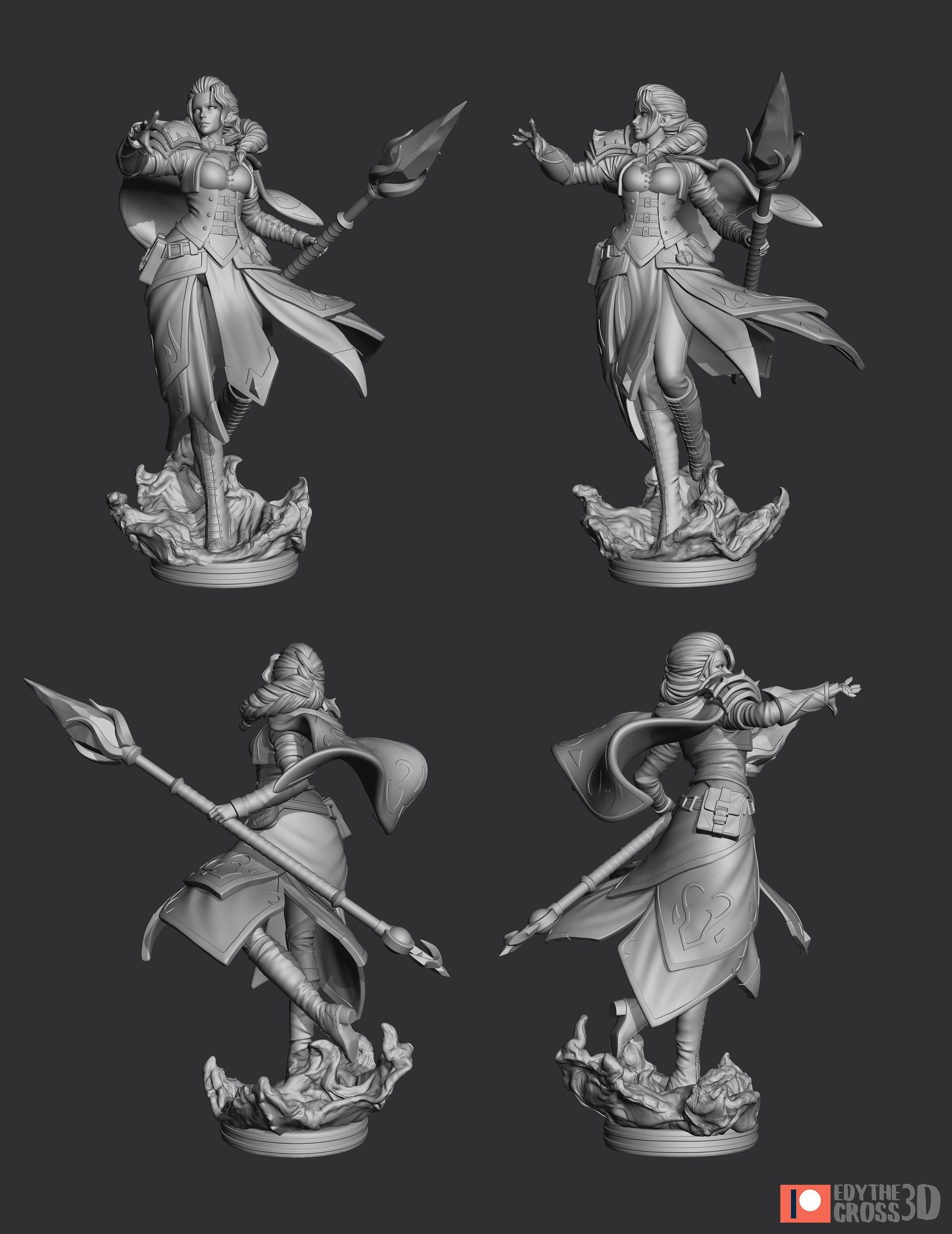 Jaina Proudmoore - World of Warcraft NomNom Figure resin printed