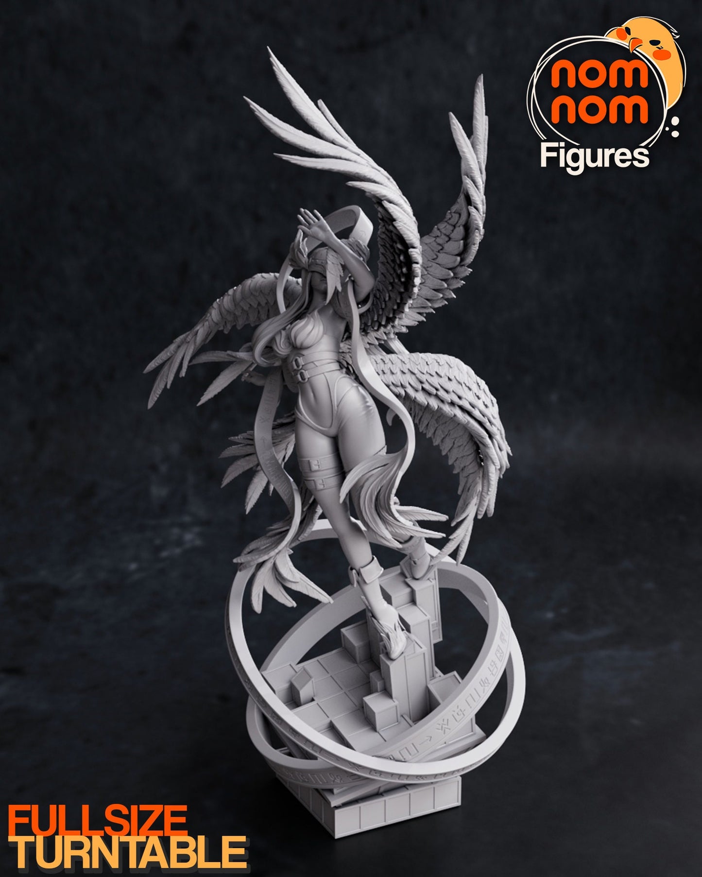 Angewomon Digimon NomNom Figure resin printed