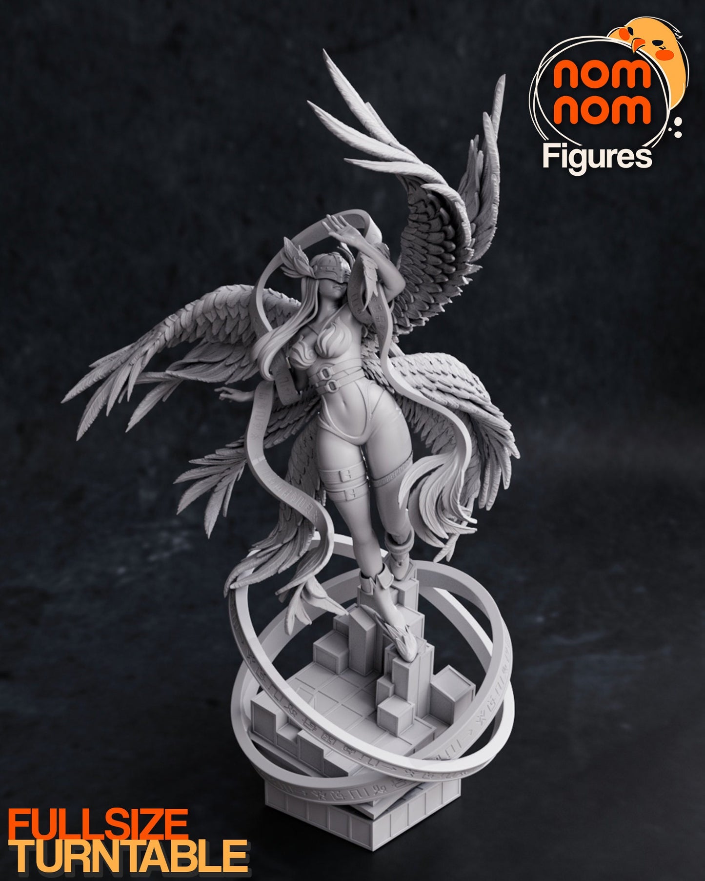 Angewomon Digimon NomNom Figure resin printed