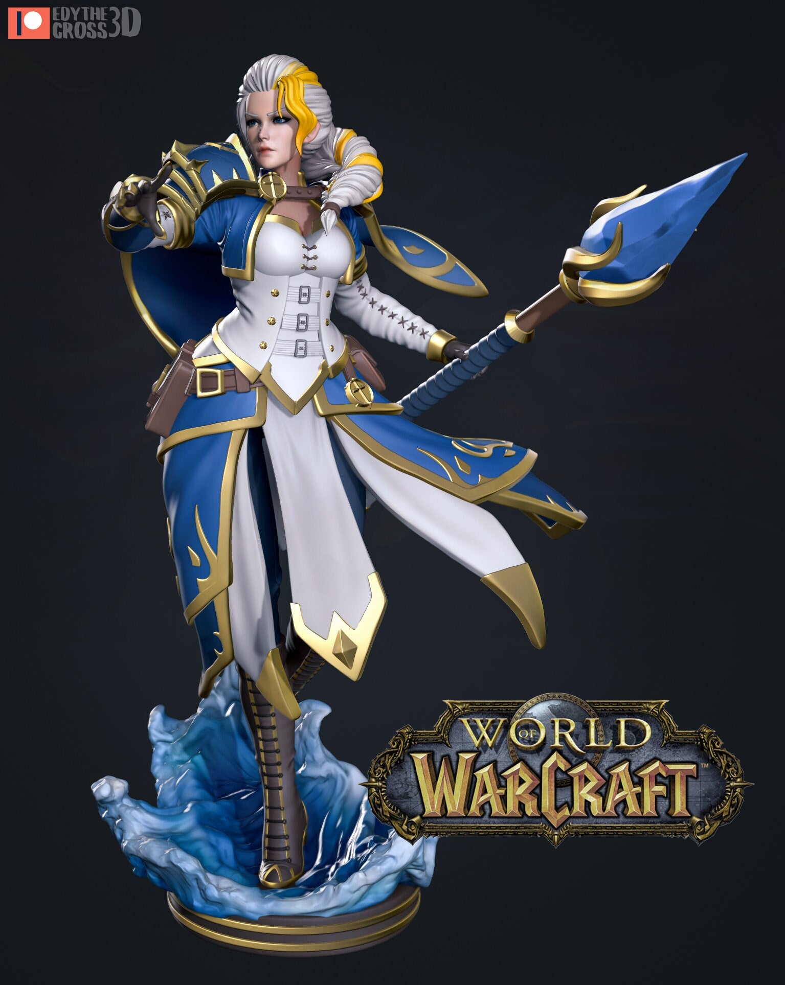 Jaina Proudmoore - World of Warcraft NomNom Figure resin printed