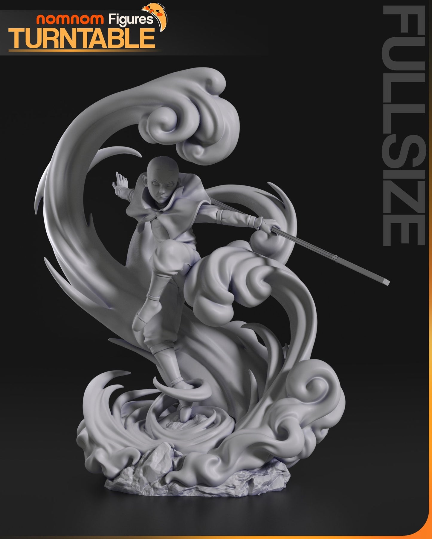 Aang - Avatar the last Airbender NomNom Figure resin printed