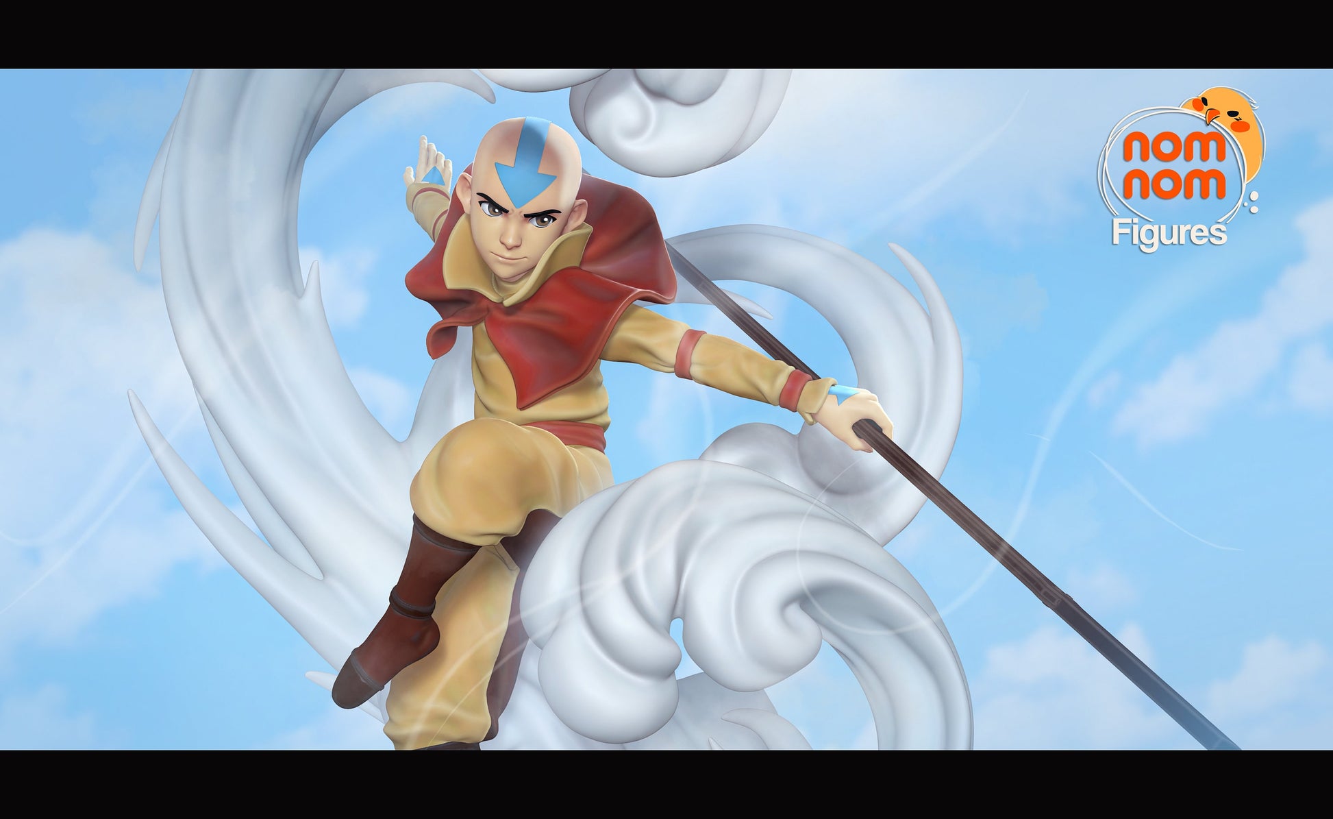 Aang - Avatar the last Airbender NomNom Figure resin printed