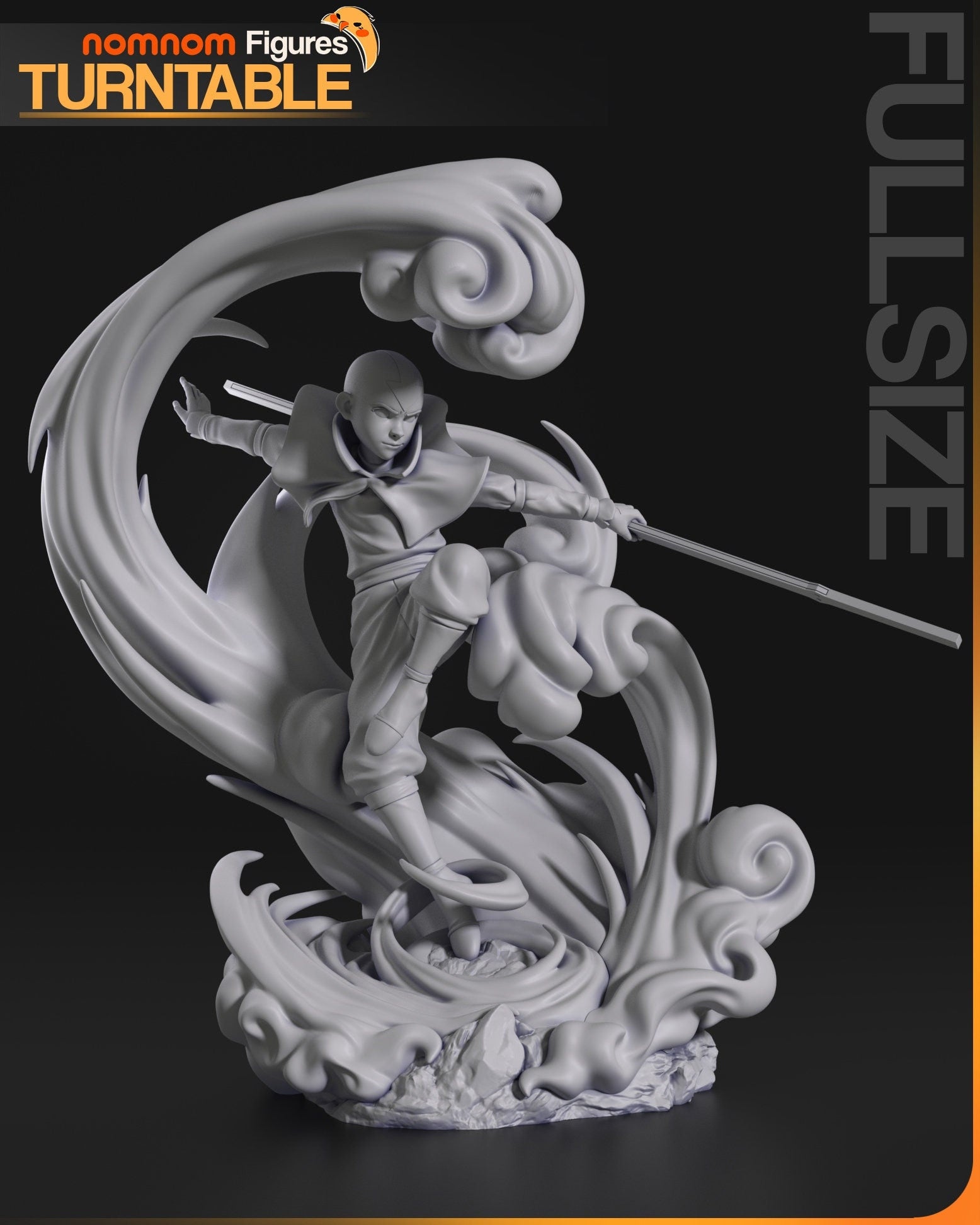 Aang - Avatar the last Airbender NomNom Figure resin printed