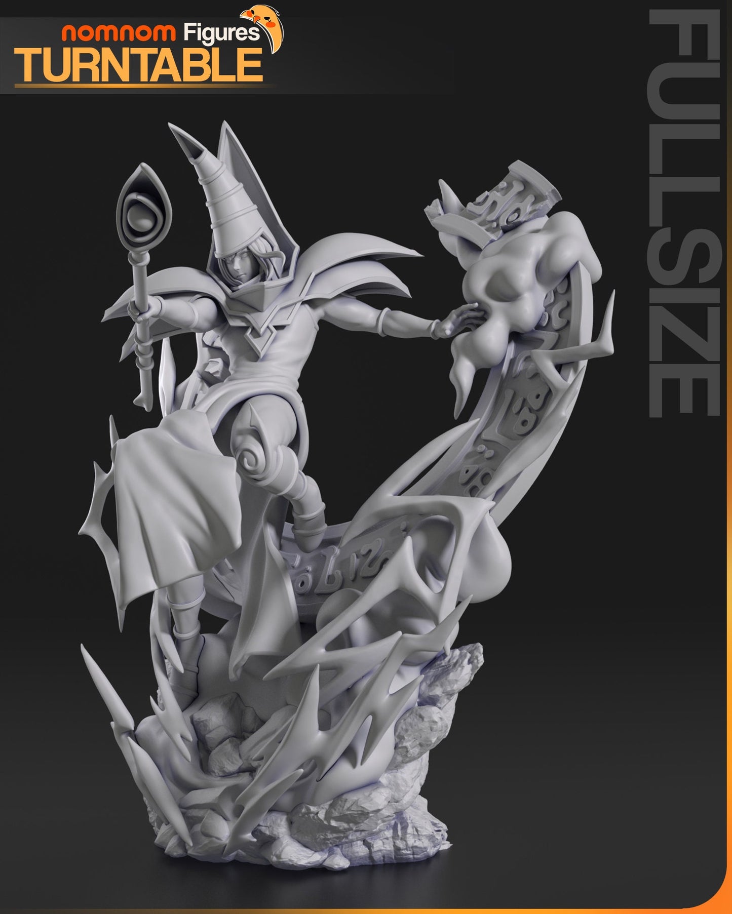 Dark Magician - Yu-Gi-Oh! NomNom Figure resin printed